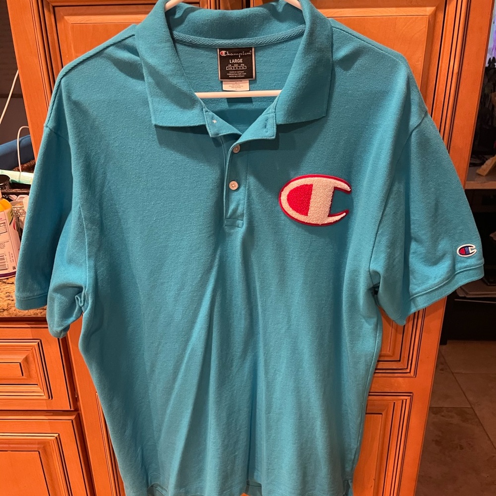 Champion Blue Polo Shirt